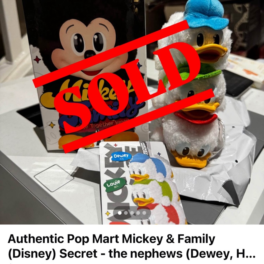 ❌❌❌SOLD❌❌❌ Authentic Pop Mart Mickey & Family (Disney) Secret -